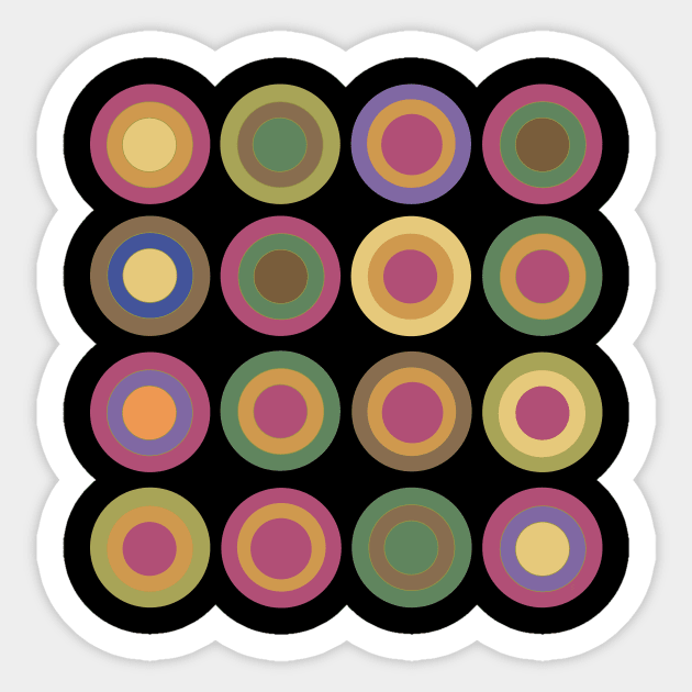 Colorful Circles Sticker by Winks and Twinkles